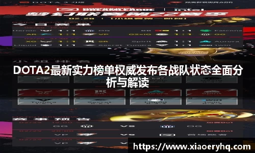 DOTA2最新实力榜单权威发布各战队状态全面分析与解读