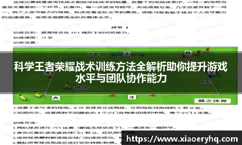 科学王者荣耀战术训练方法全解析助你提升游戏水平与团队协作能力