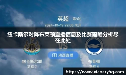 纽卡斯尔对阵布莱顿直播信息及比赛前瞻分析尽在此处
