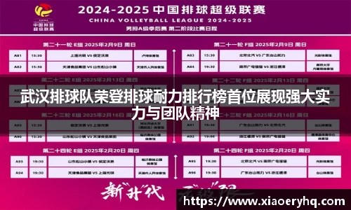 武汉排球队荣登排球耐力排行榜首位展现强大实力与团队精神